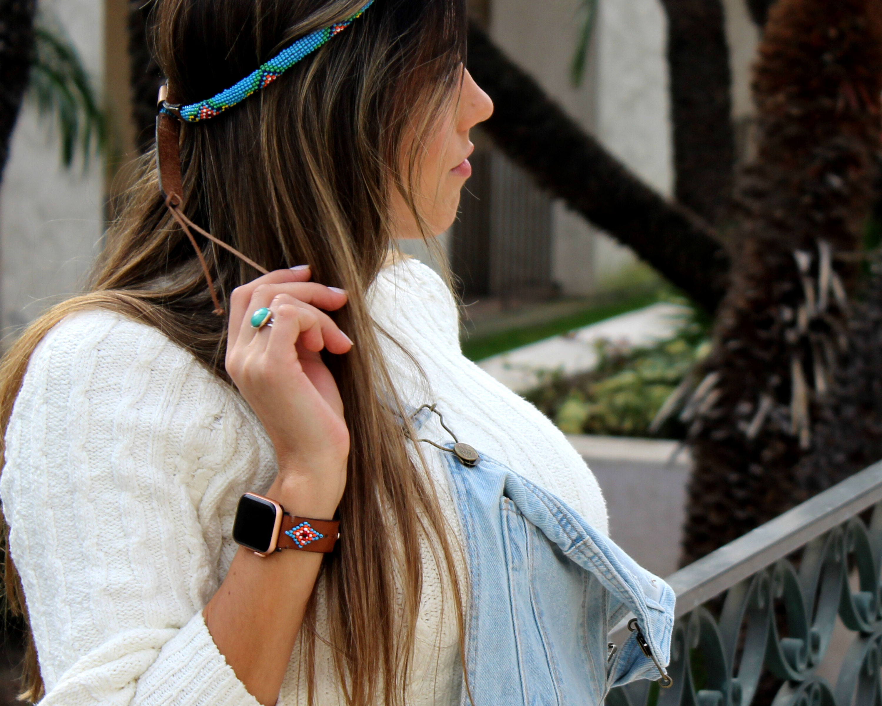 Blue Vogue Apple Watch Band