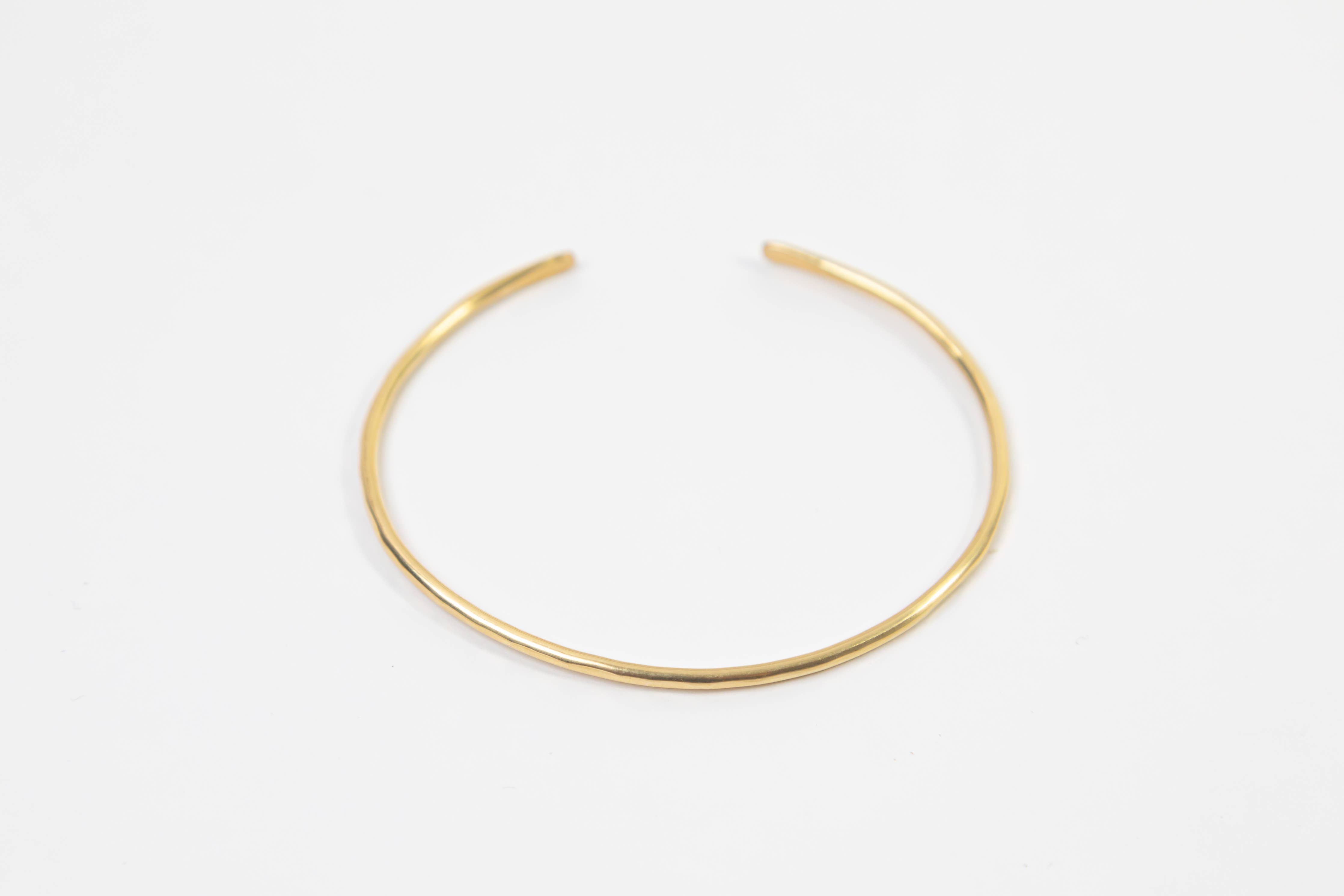 Hammered Brass Bangle