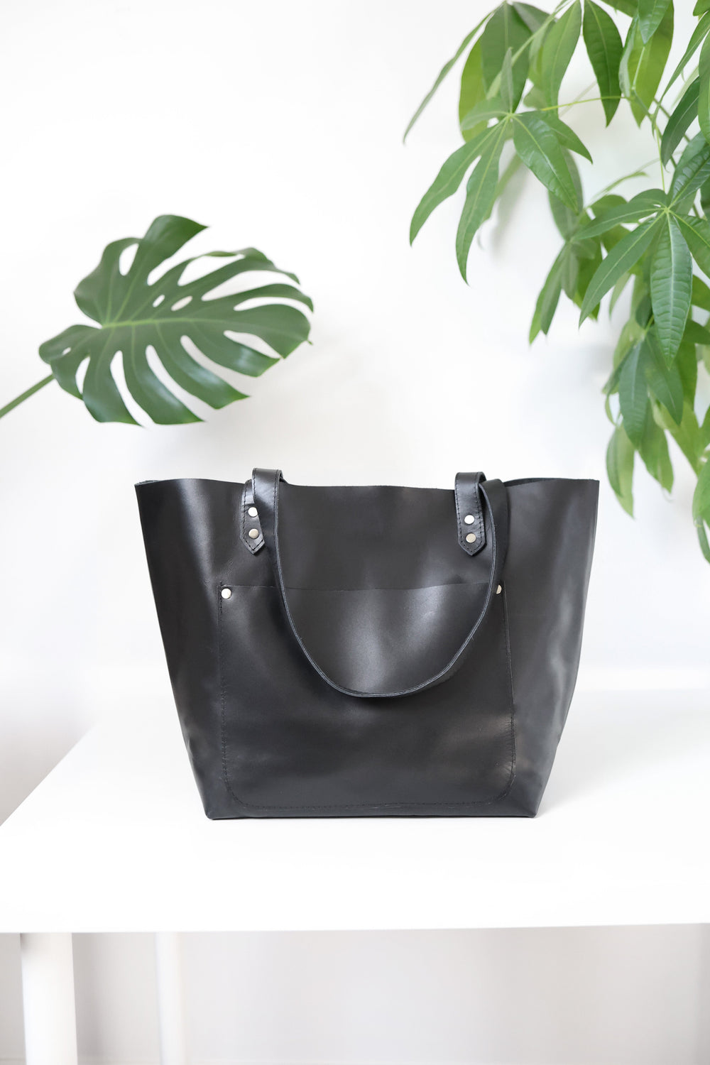 Atlas Market Tote Noir