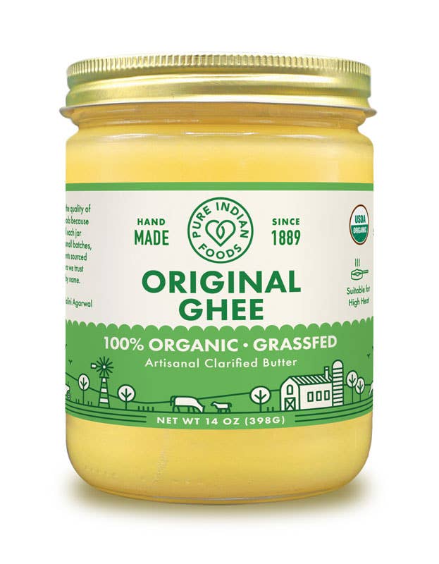 Original Ghee, Grassfed and Certified Organic