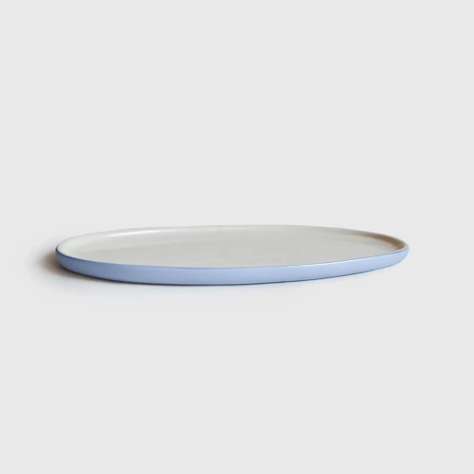 Oval Porcelain Serving Platter. Forget-me-not