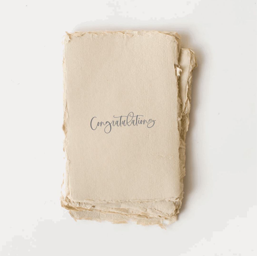 Card | Congratulations - Ethical Trade Co