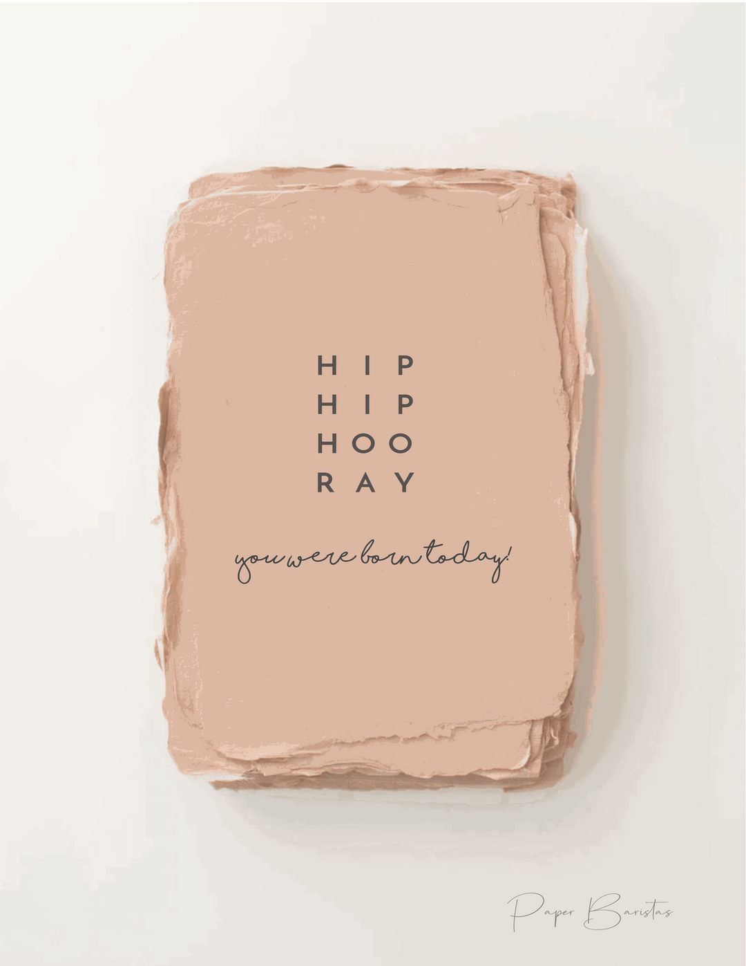 Card | HOORAY. You were born today. - Ethical Trade Co
