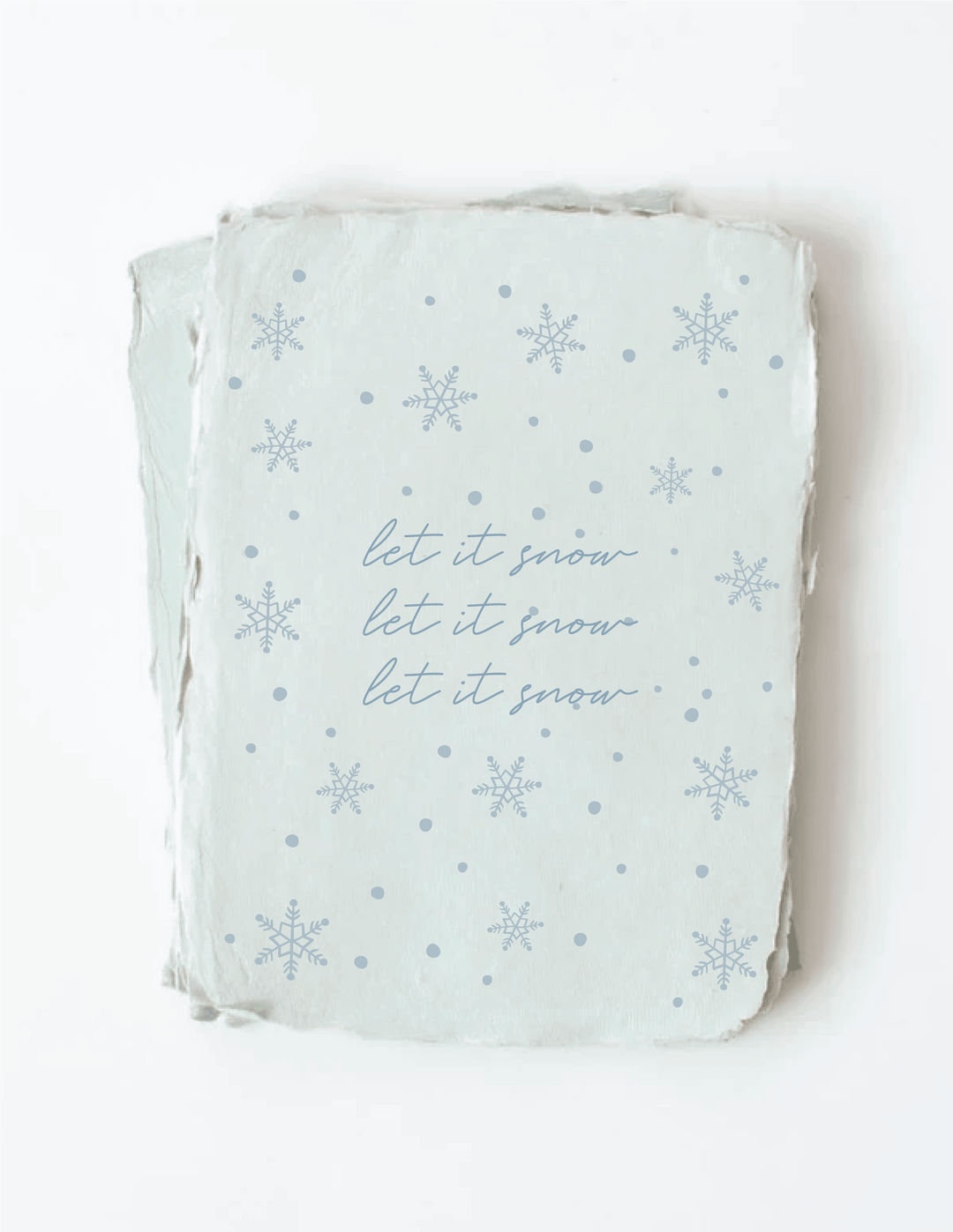 Card | Let it Snow - Ethical Trade Co