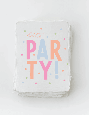 Card | Let's Party - Ethical Trade Co
