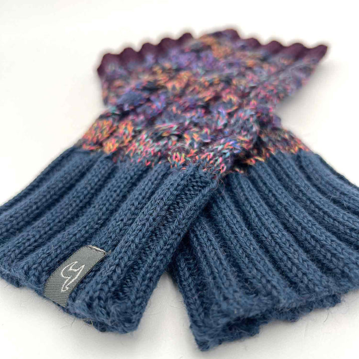 Alpaca Gloves - Braided - Galaxy