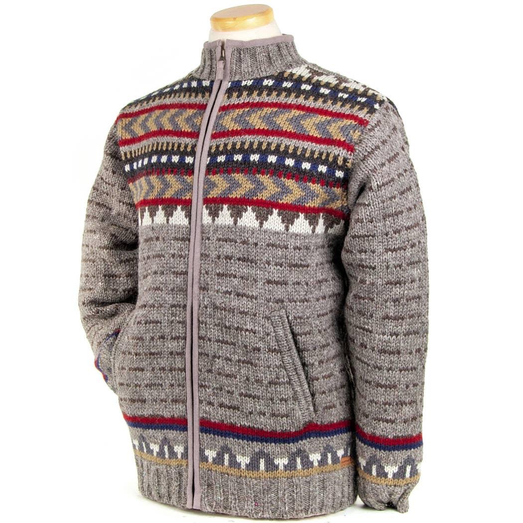 Chayton Men's Wool Knit Jacket - Ethical Trade Co