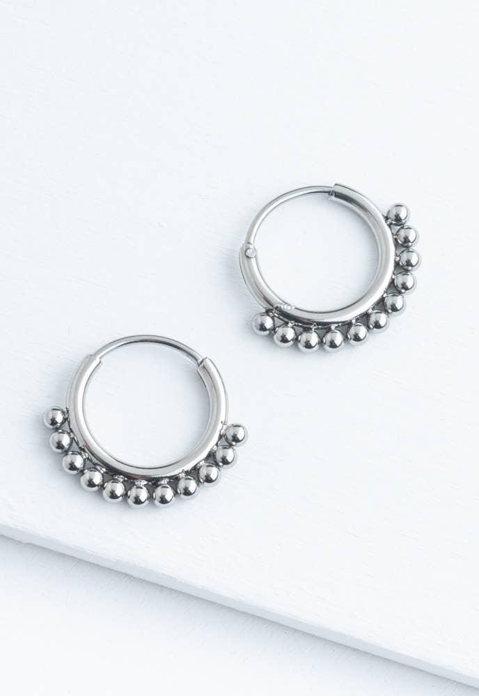 Chime Hoops in Silver - Ethical Trade Co