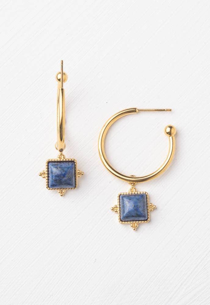 Contented Earrings in Celestial Blue - Ethical Trade Co