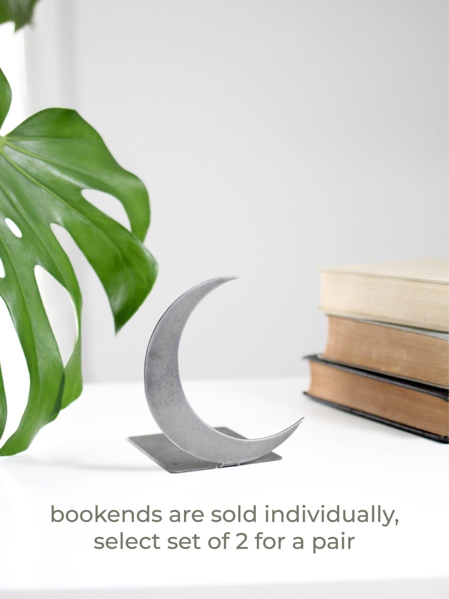 Crescent Moon Bookend