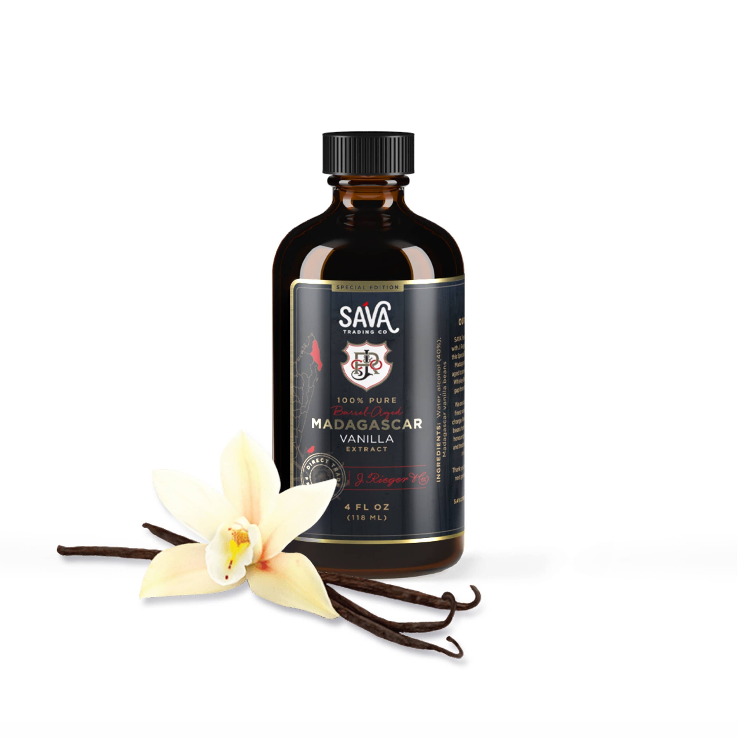 Barrel-Aged Madagascar Pure Vanilla Extract