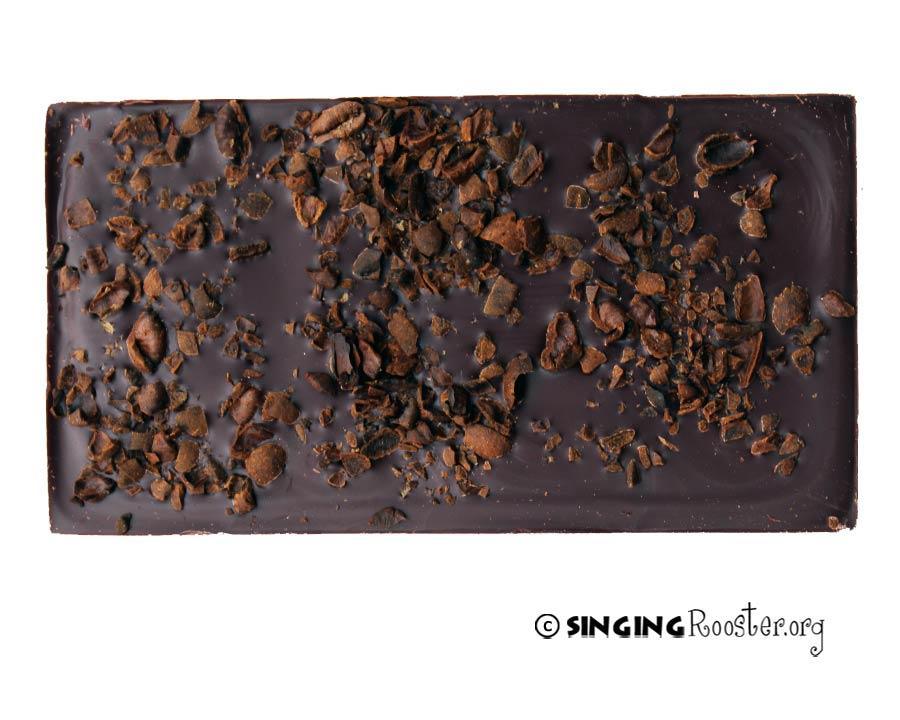 Singing Rooster - Dark Sea Salt Crunch Chocolate - Food - Ethical Trading Company