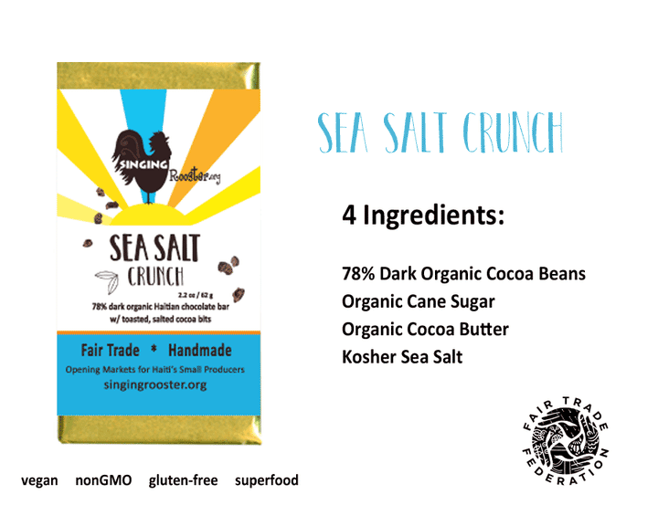 Dark Sea Salt Crunch Chocolate - Ethical Trade Co