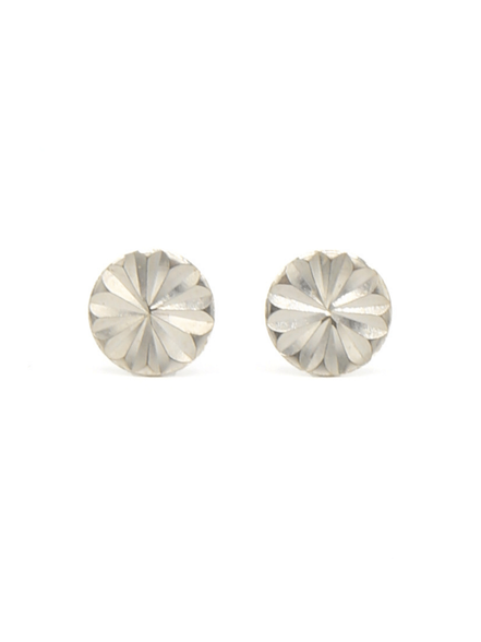 Rosette Studs - Silver