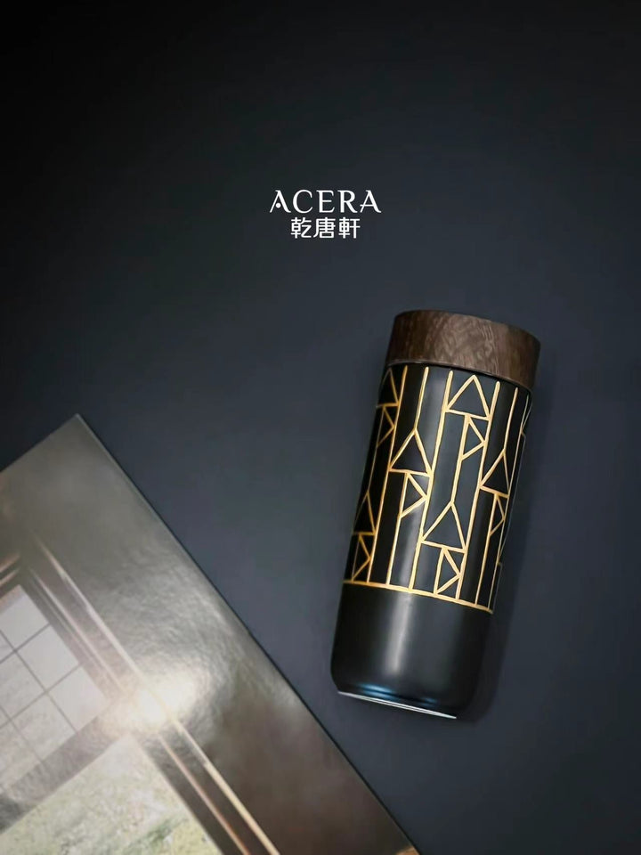 The Alchemical Signs Gold Ceramic Travel Mug