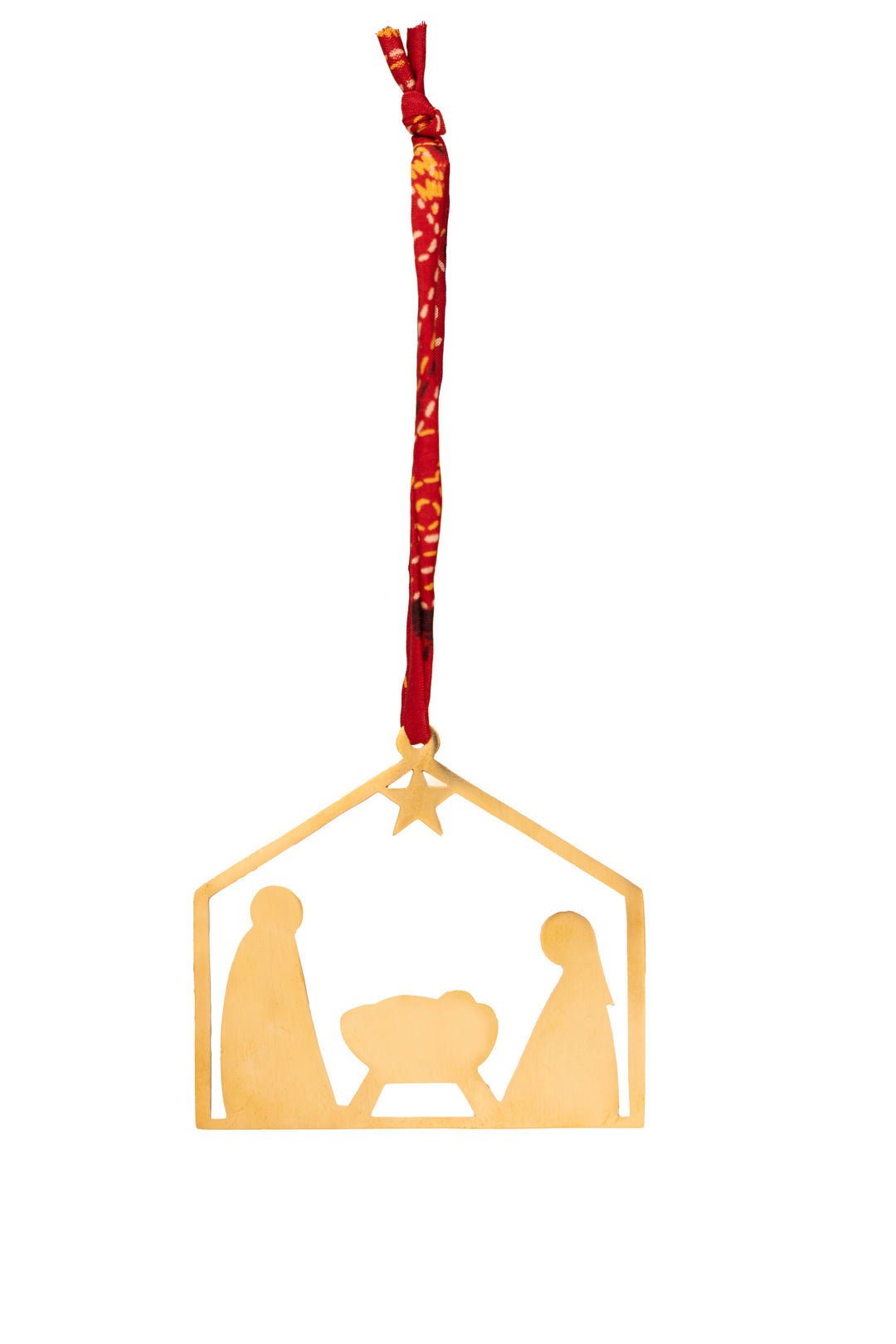 Nativity Ornament - Brass Ornament