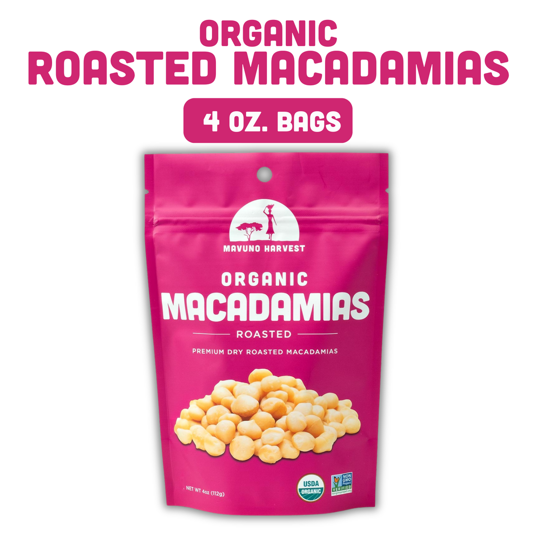 Organic Dry Roasted Macadamias