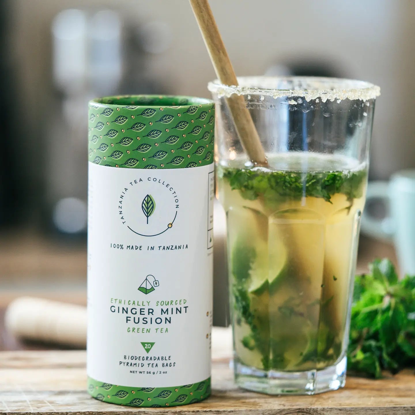 Ginger Mint Fusion Green Tea