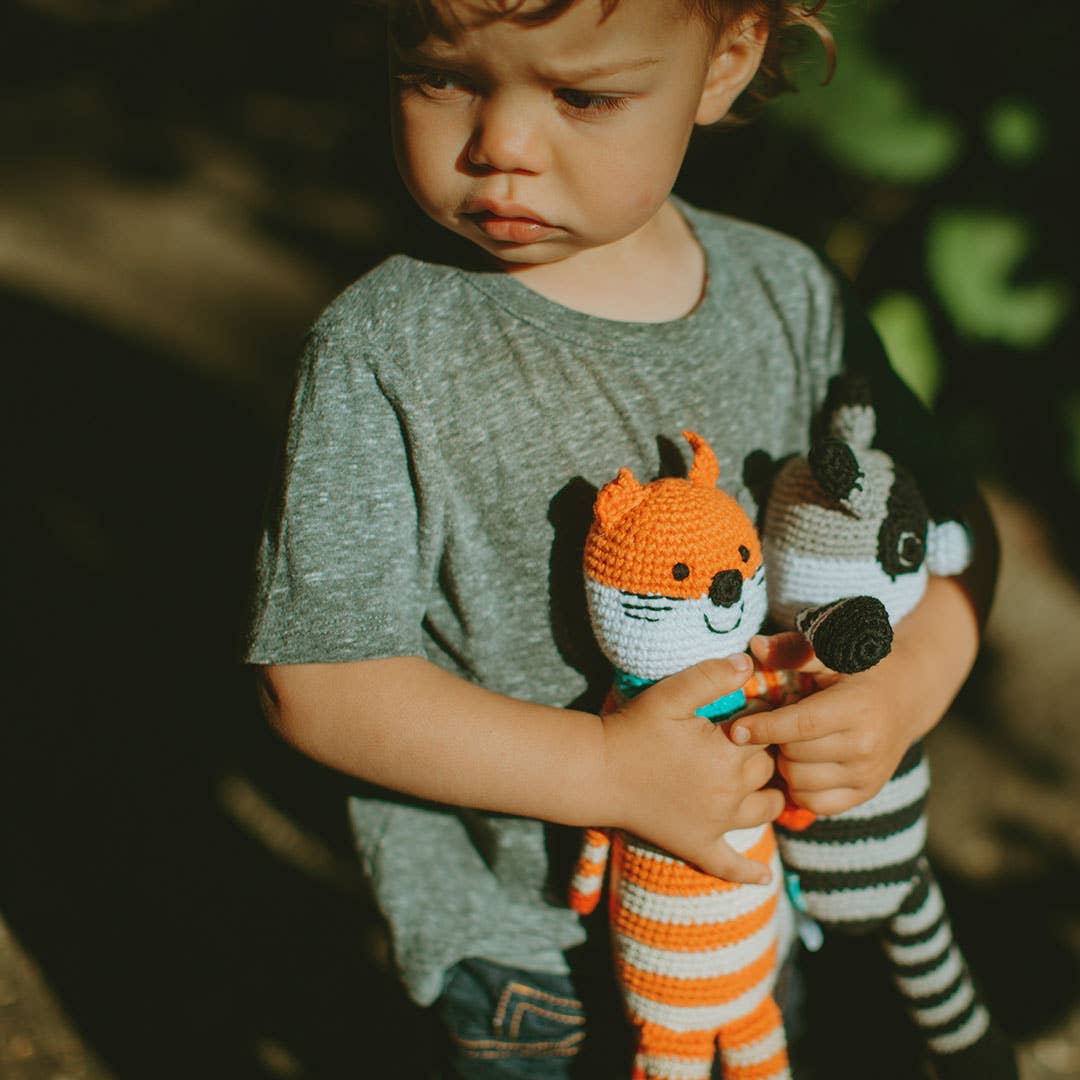 Woodland Fox Toy Rattle