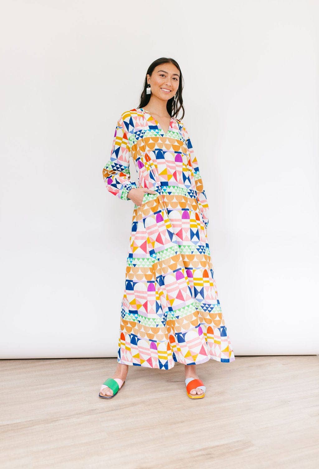 Quilted Plaid Sienna Dress