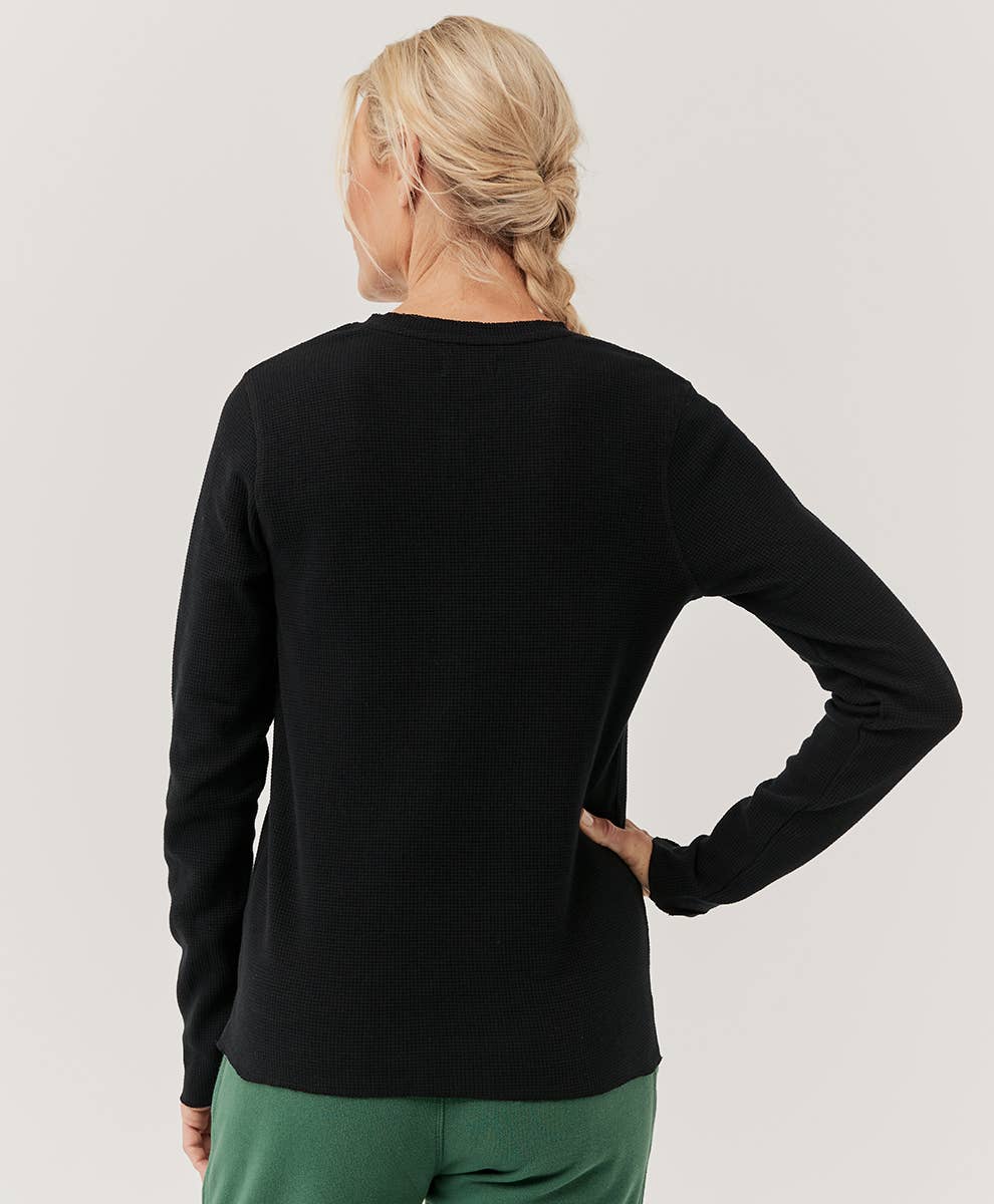 Thermal Waffle Henley