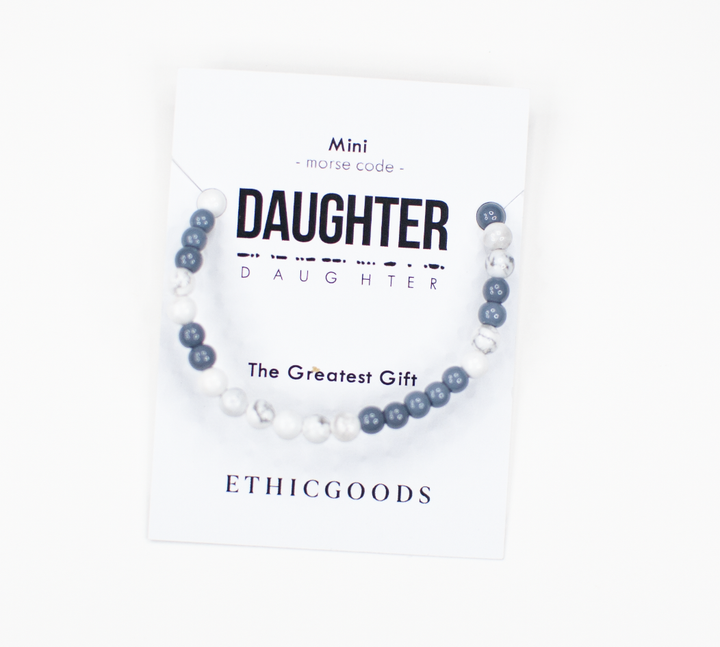 MINI Morse Code Bracelet | DAUGHTER