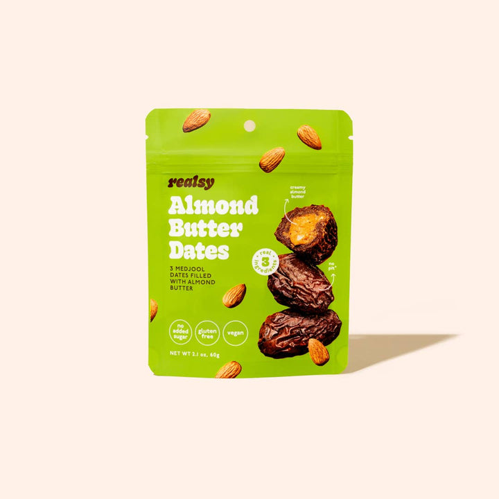 Almond Butter Filled Medjool Date Snack Pack