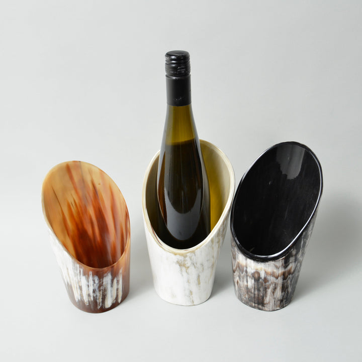 Nestled Horn Wine Holder