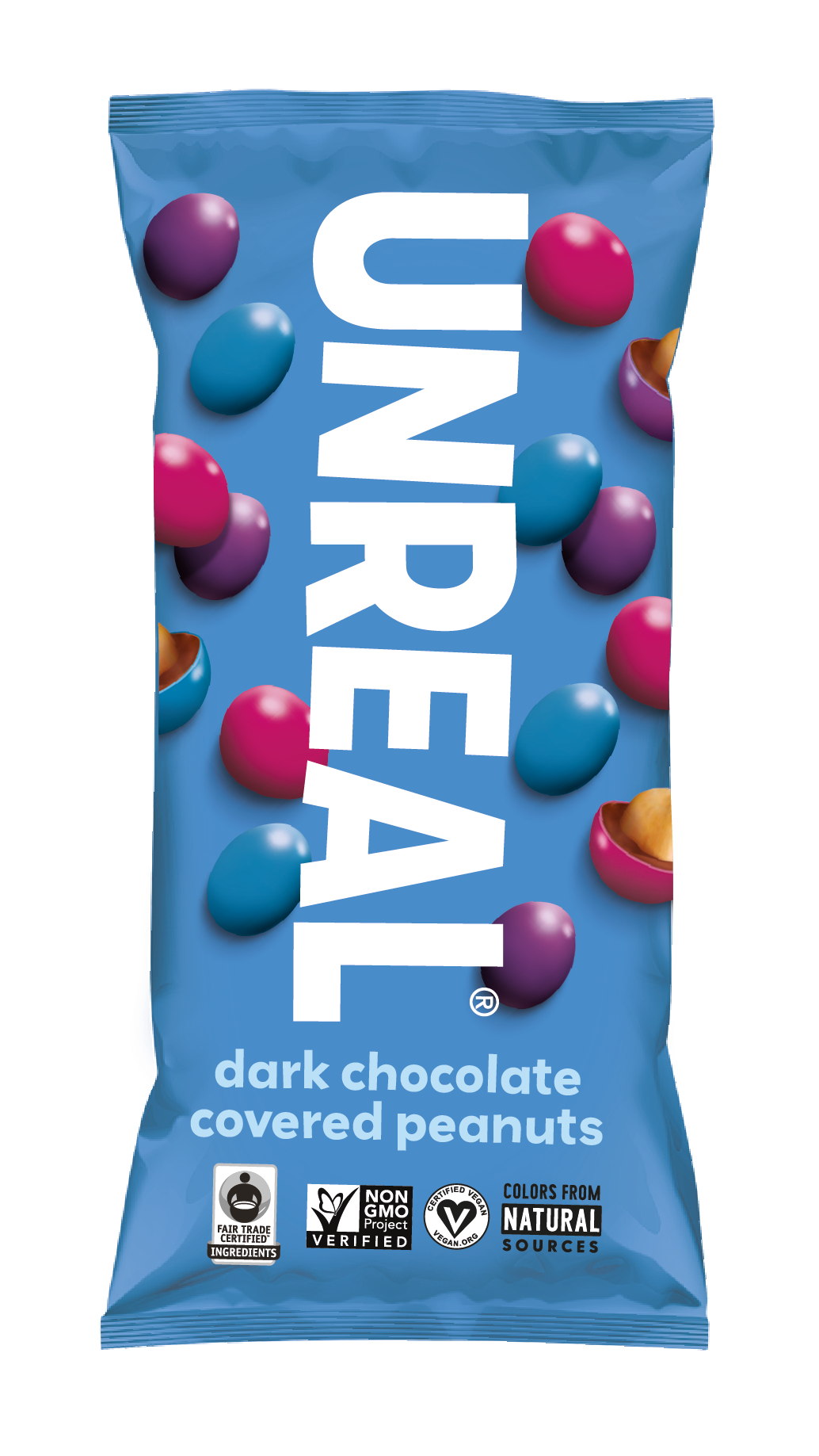 Dark Chocolate Peanut Gems Snack Bag