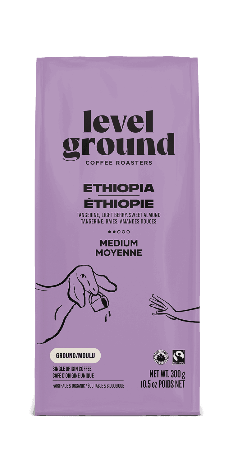 Ethiopian Medium Roast Coffee Level Ground