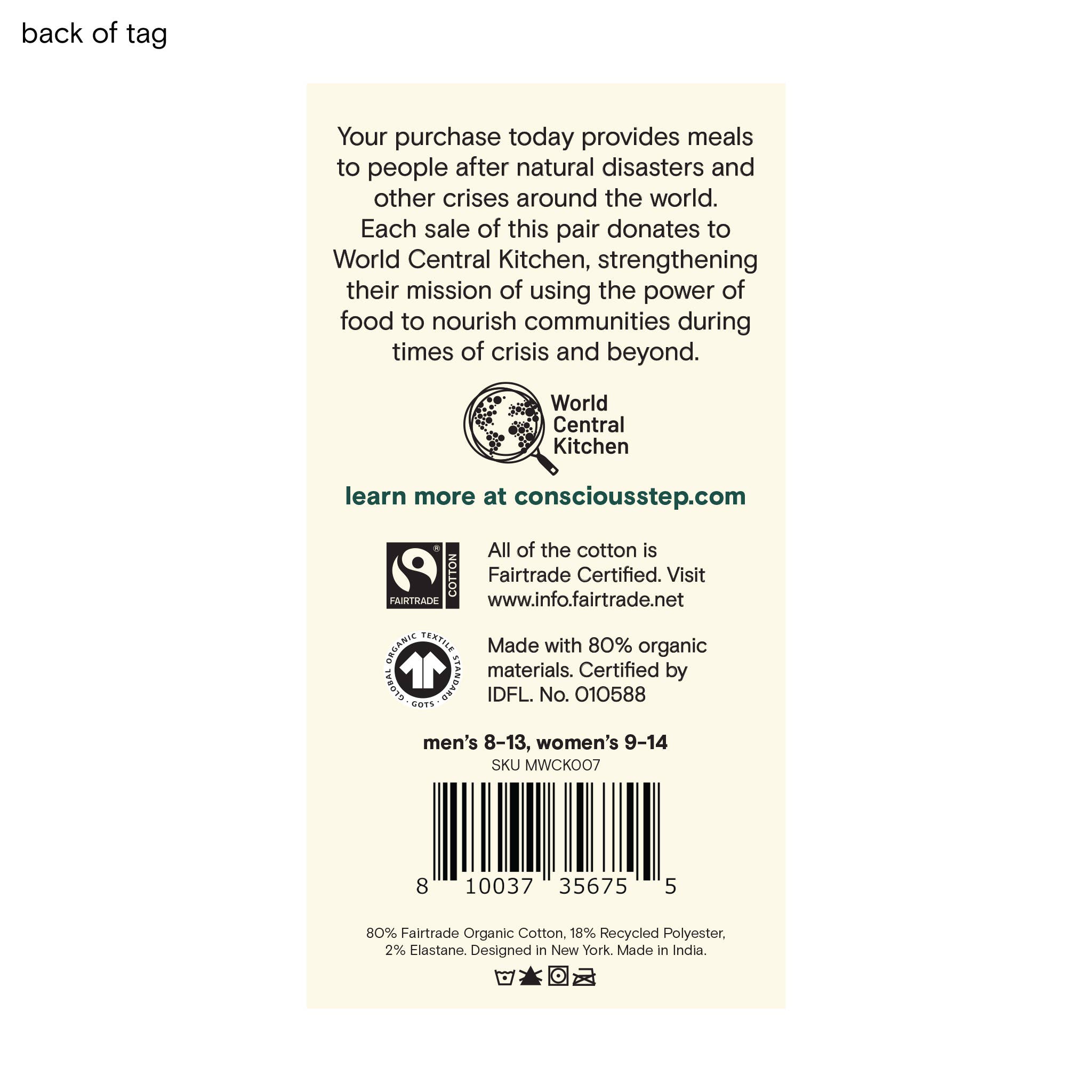 Socks that Provide Meals (Pink Donuts)