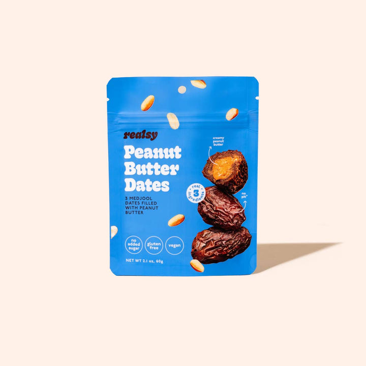 Peanut Butter Filled Medjool Date Snack Packs