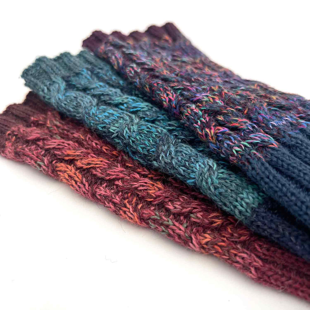 Alpaca Gloves - Braided - Galaxy