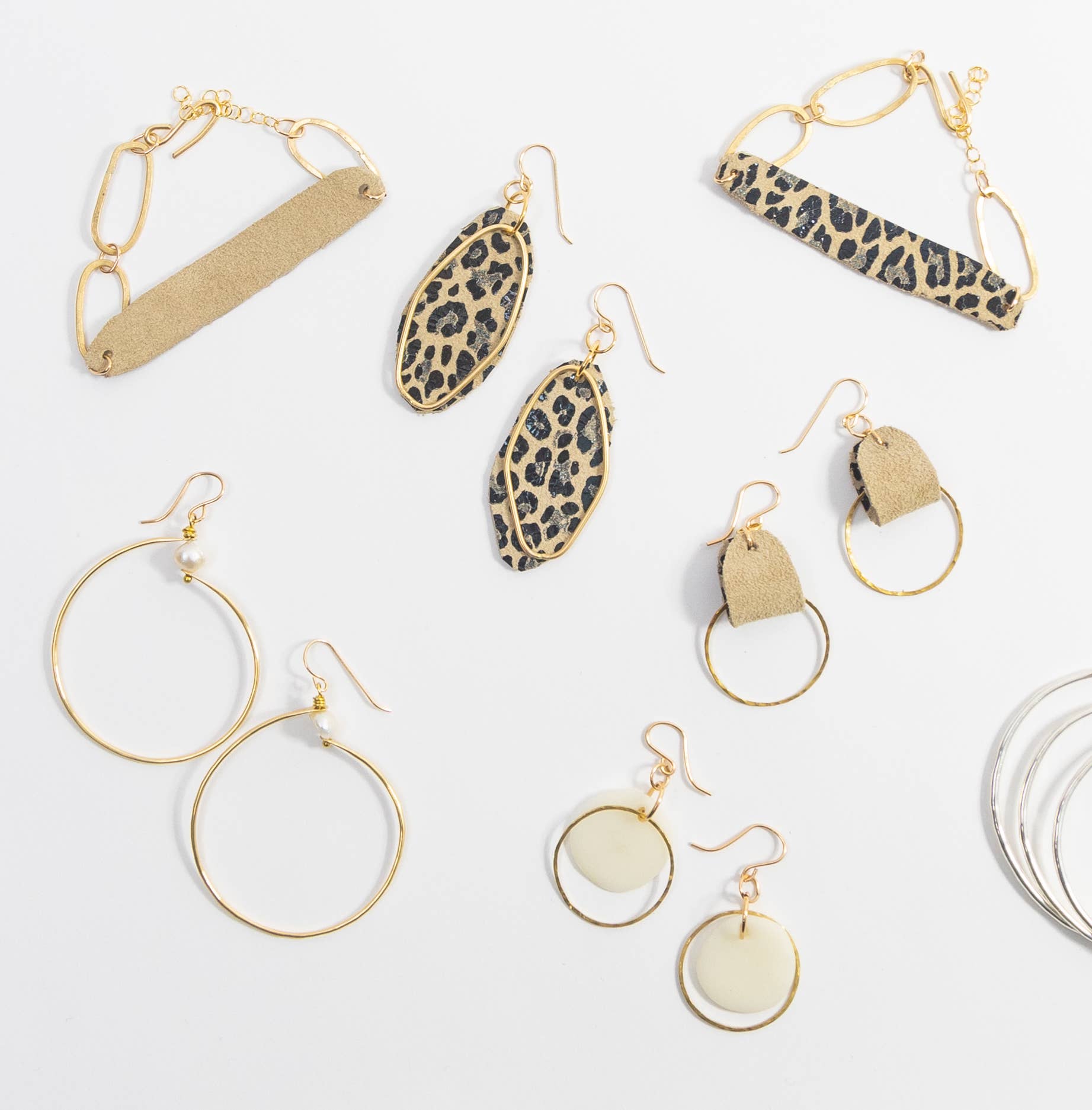 Hadeelah Porcelain Dangle Earrings