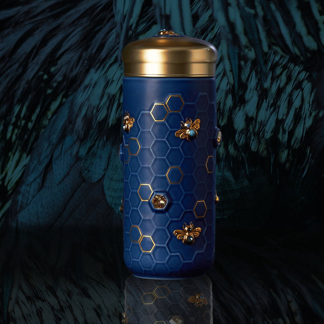 Honey Bee Travel Mug with Crystals