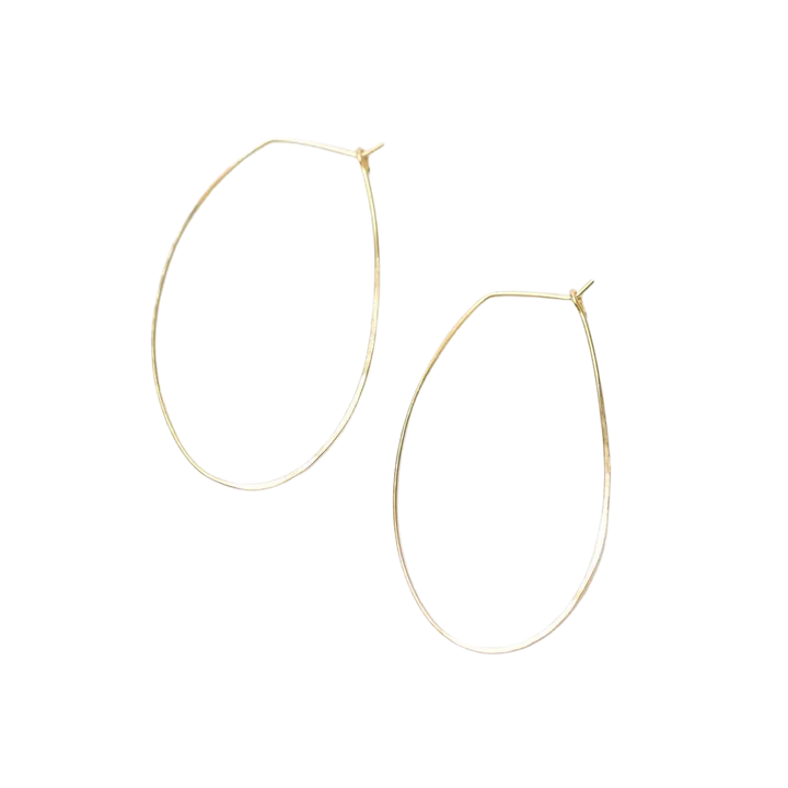 Azmera Hammered Loop Earrings