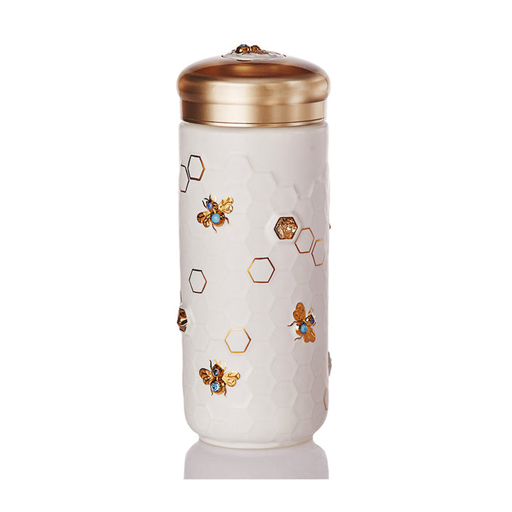 Honey Bee Travel Mug with Crystals