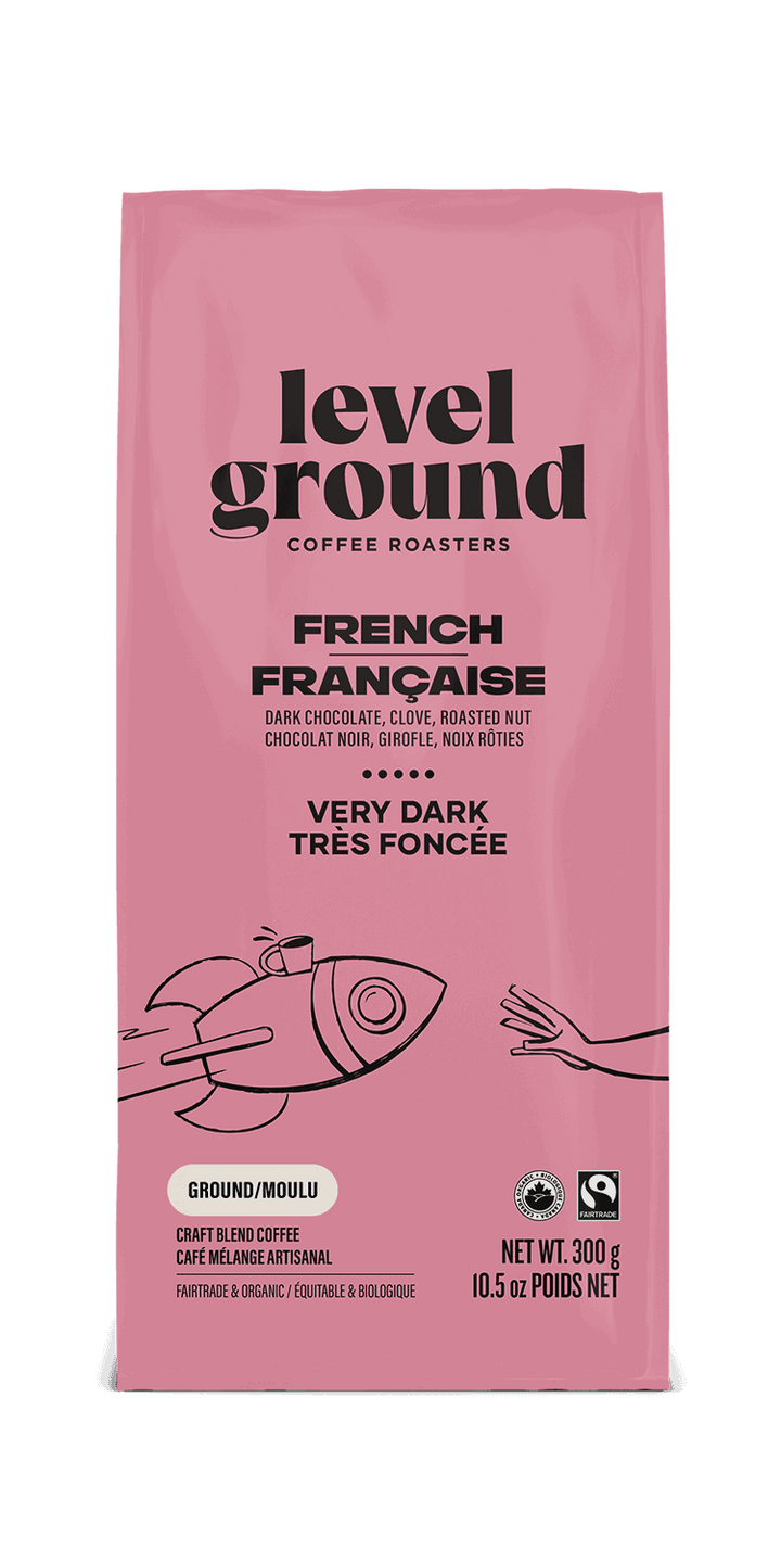 French Roast Coffee Level Ground