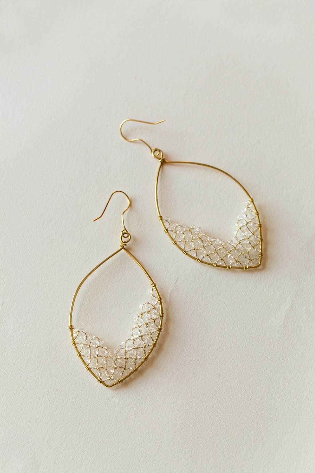 Gold Drop Earrings - Ethical Trade Co