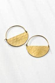 Half Moon Earrings - Gold - Ethical Trade Co