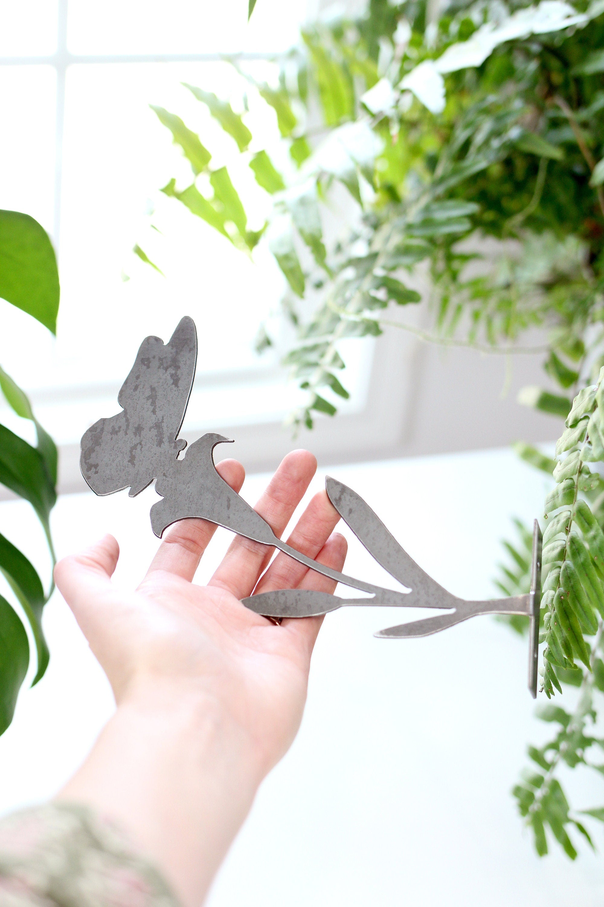 Butterfly Flower Statue