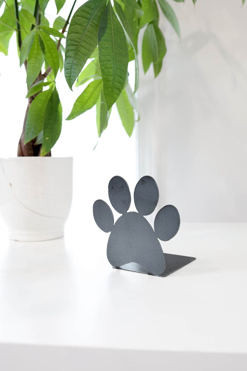 Paw Print Bookend