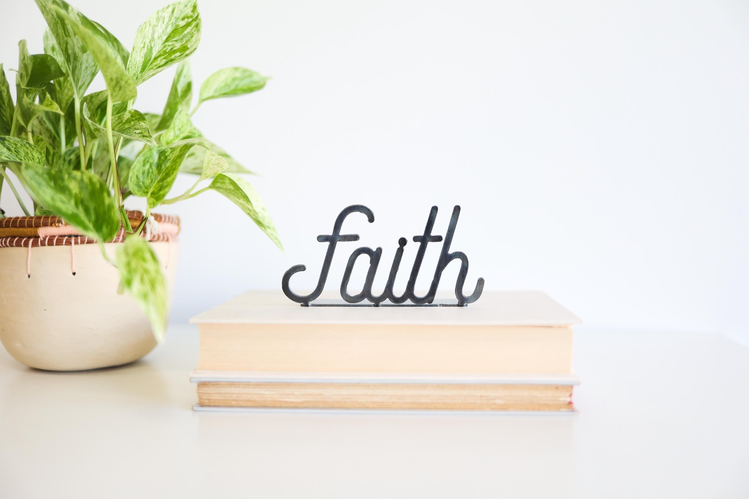 Faith Word Sign