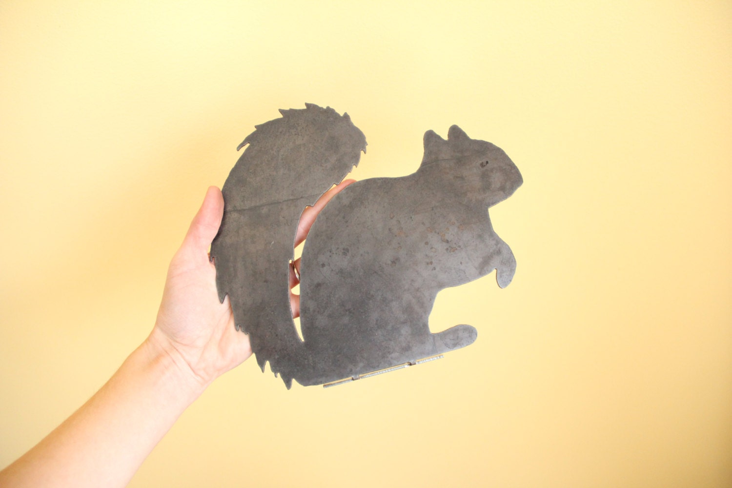 Metal Squirrel Statue