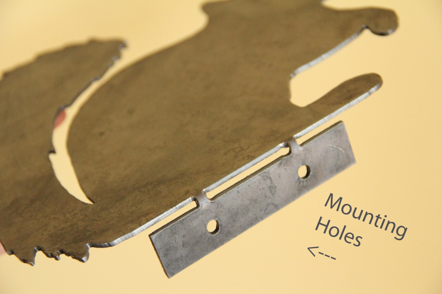 Metal Squirrel Statue