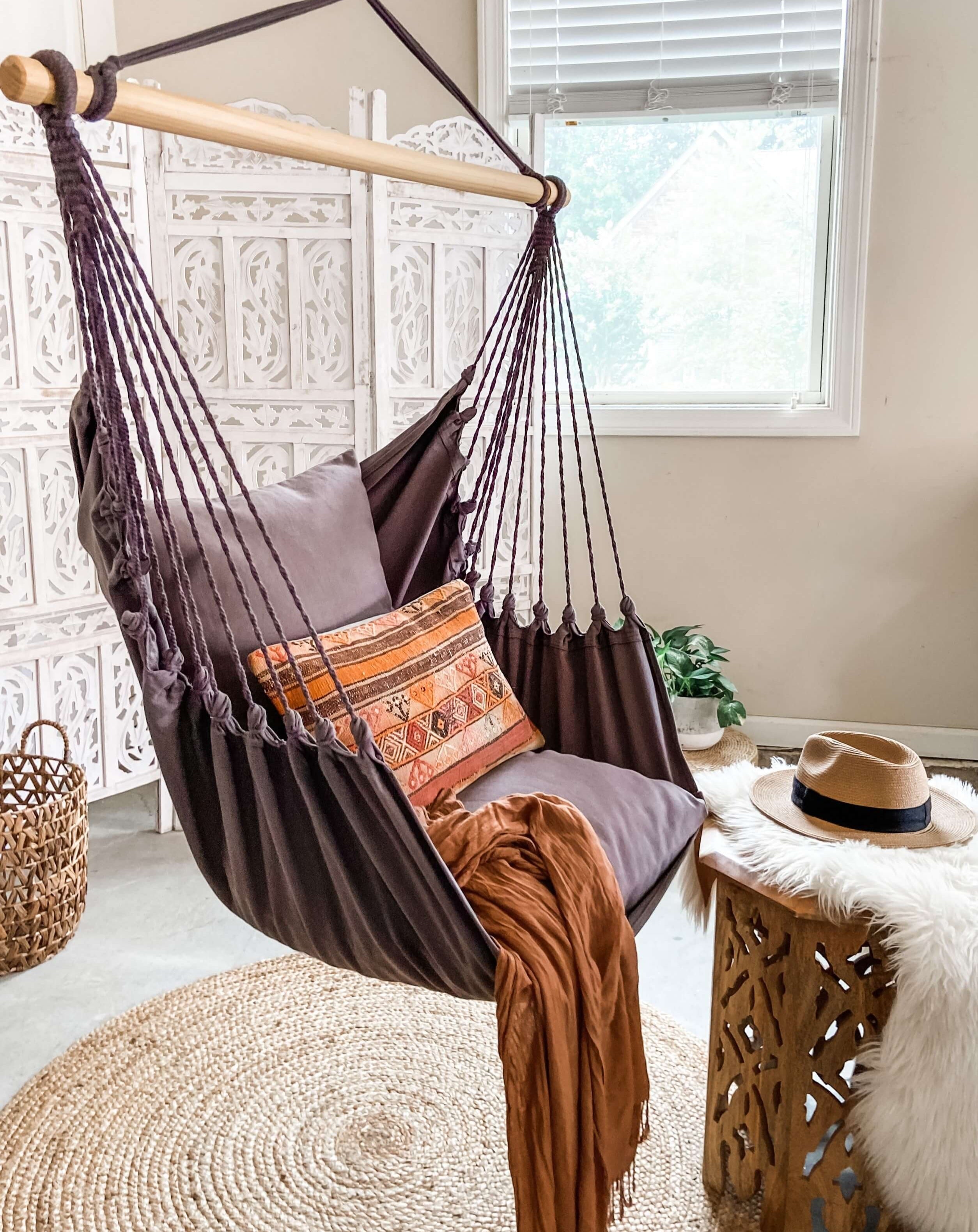 Gray Hammock Chair Swing  | CLASSIC GRAY