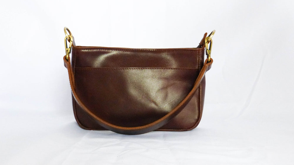 Jessica Leather Purse in Whiskey