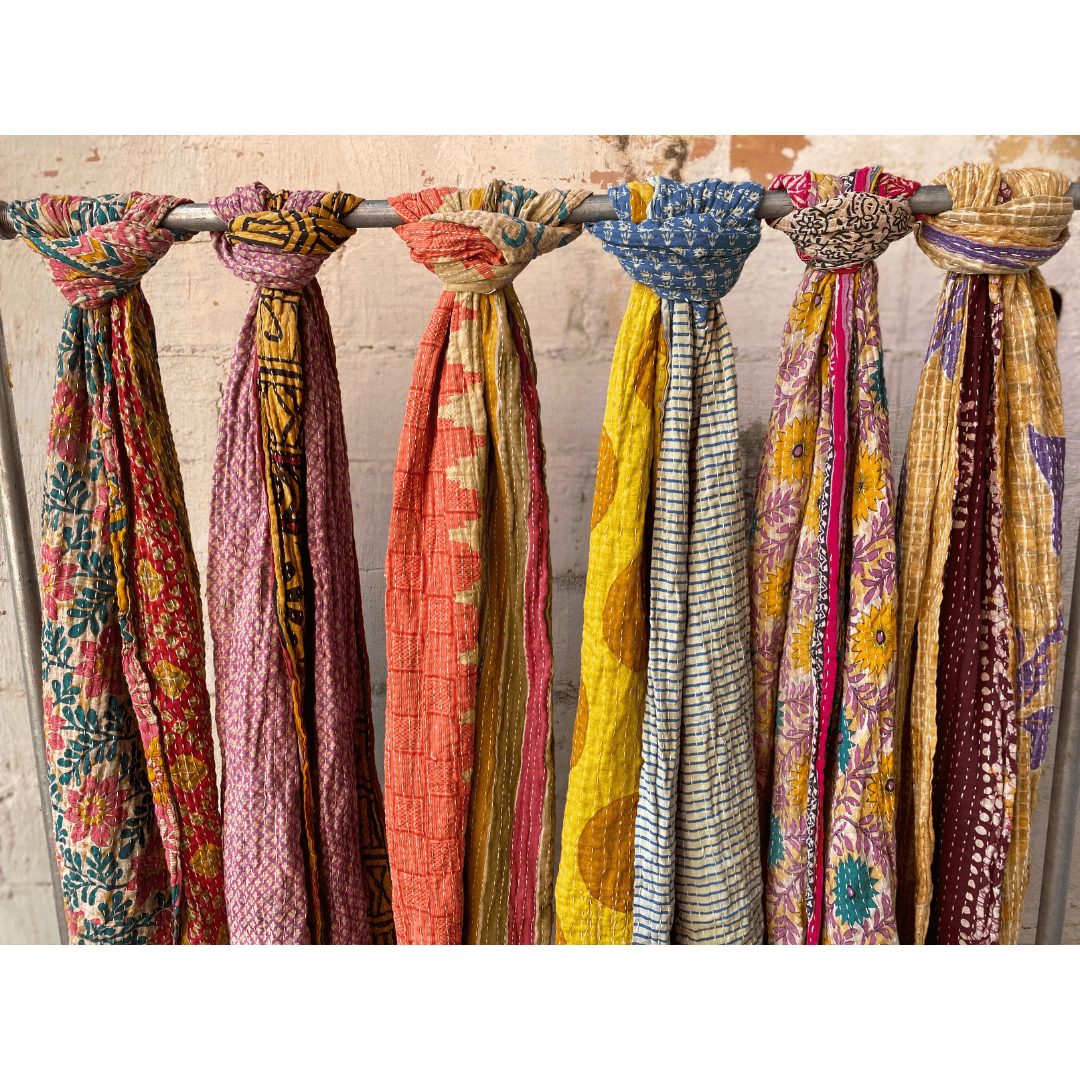 Kantha Scarf Scarves - Ethical Trade Co