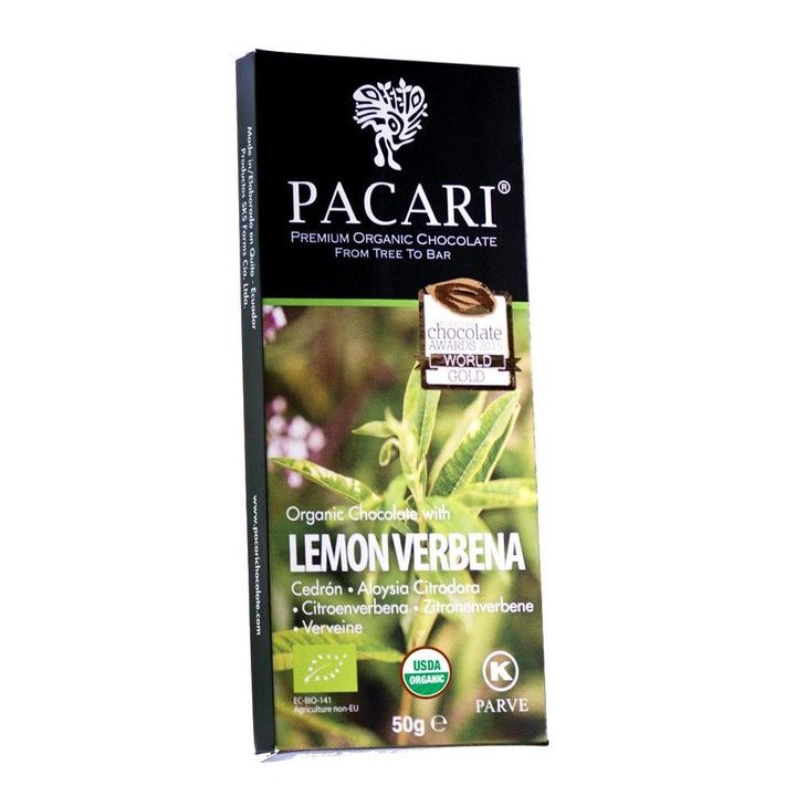 Lemon Verbena Organic Chocolate Bar - Ethical Trade Co