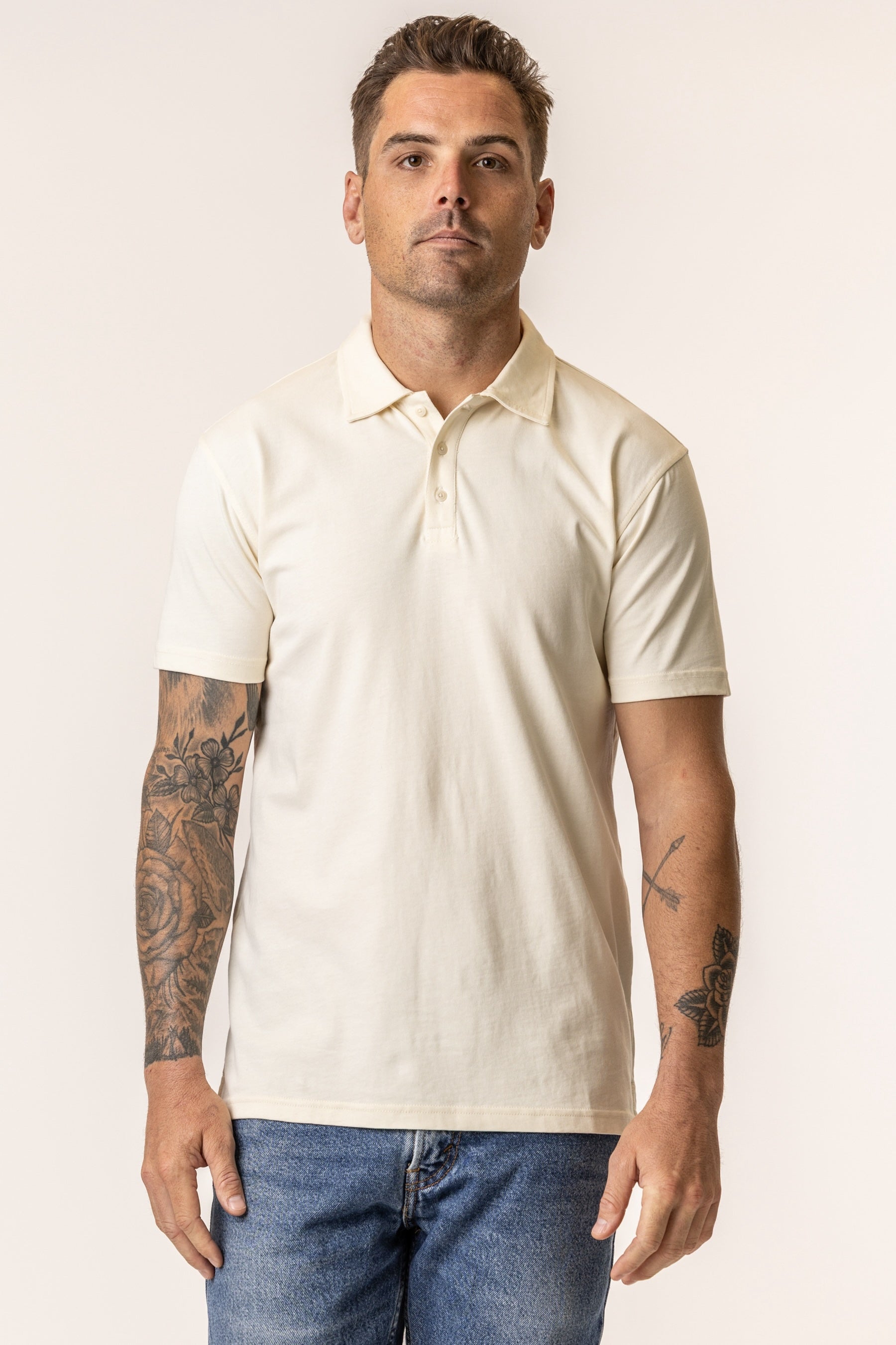 Regenerative Organic Cotton Polo for Men | Classic Fit